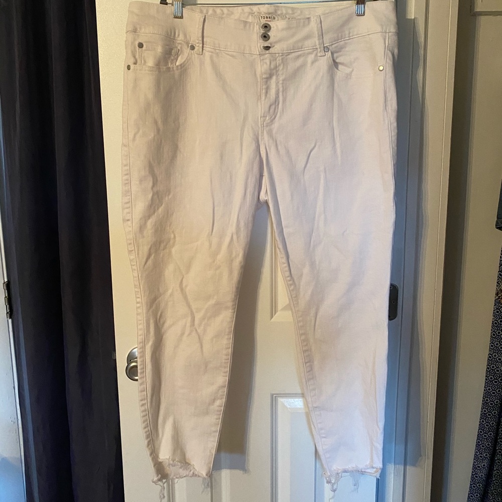 White jeggings